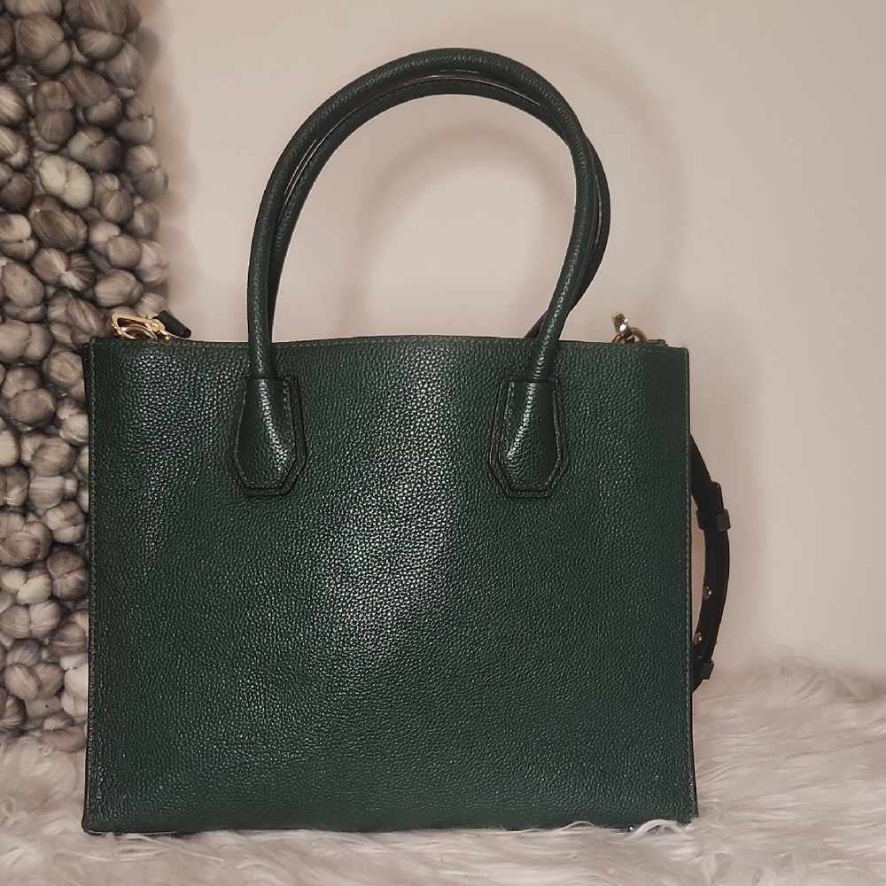 Michael Kors Dark Green Tote Bag - Picture 6 of 13